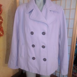 Old Navy Violet Pea Coat, XL